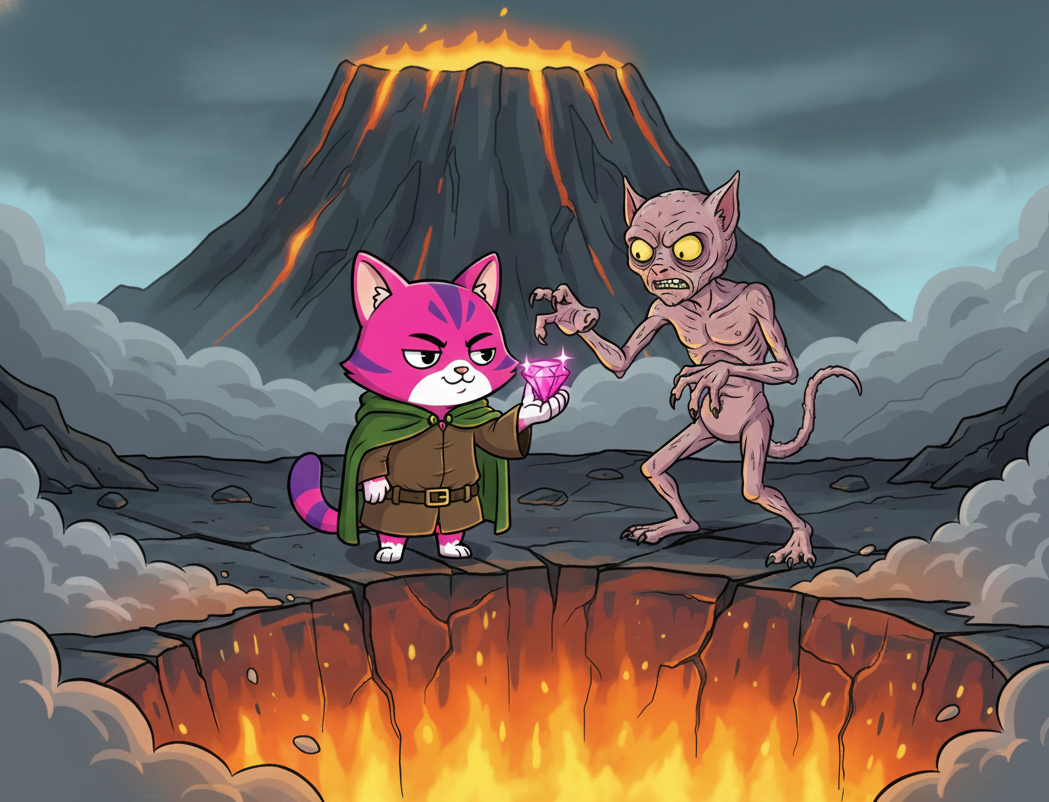 Sanaka Lord of the Rings volcano scene