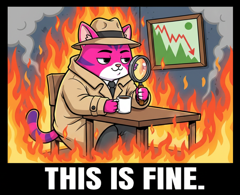 This is fine - Sanaka meme